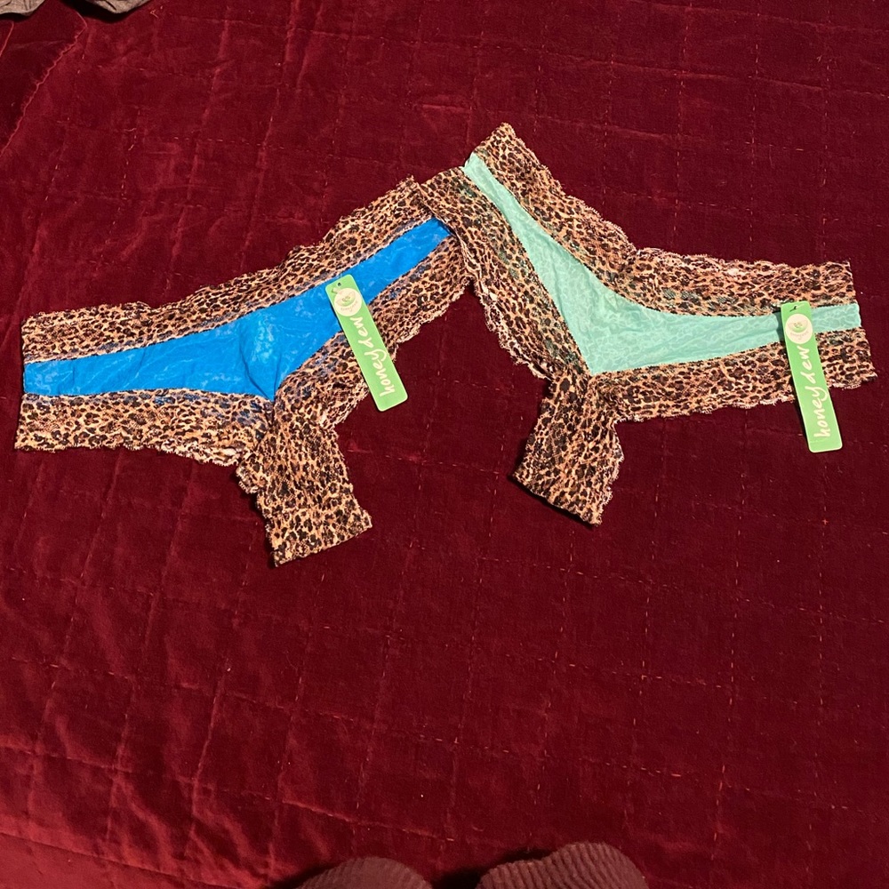 2 NWT Marti Leopard Cheeky Hipster